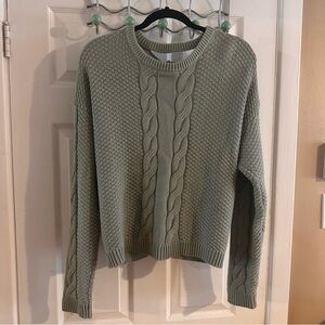 Pastel Green Knit Sweater